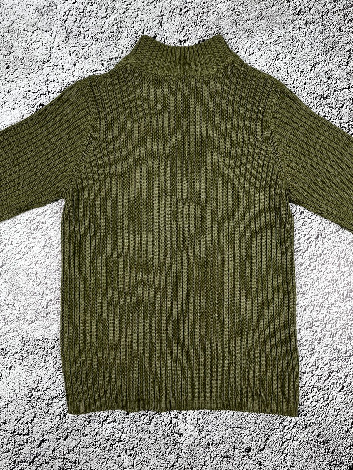 Japanese Brand Vintage Y2K ribbed 1/4 sweater 00s style streetwear Size US S / EU 44-46 / 1 - 8 Thumbnail