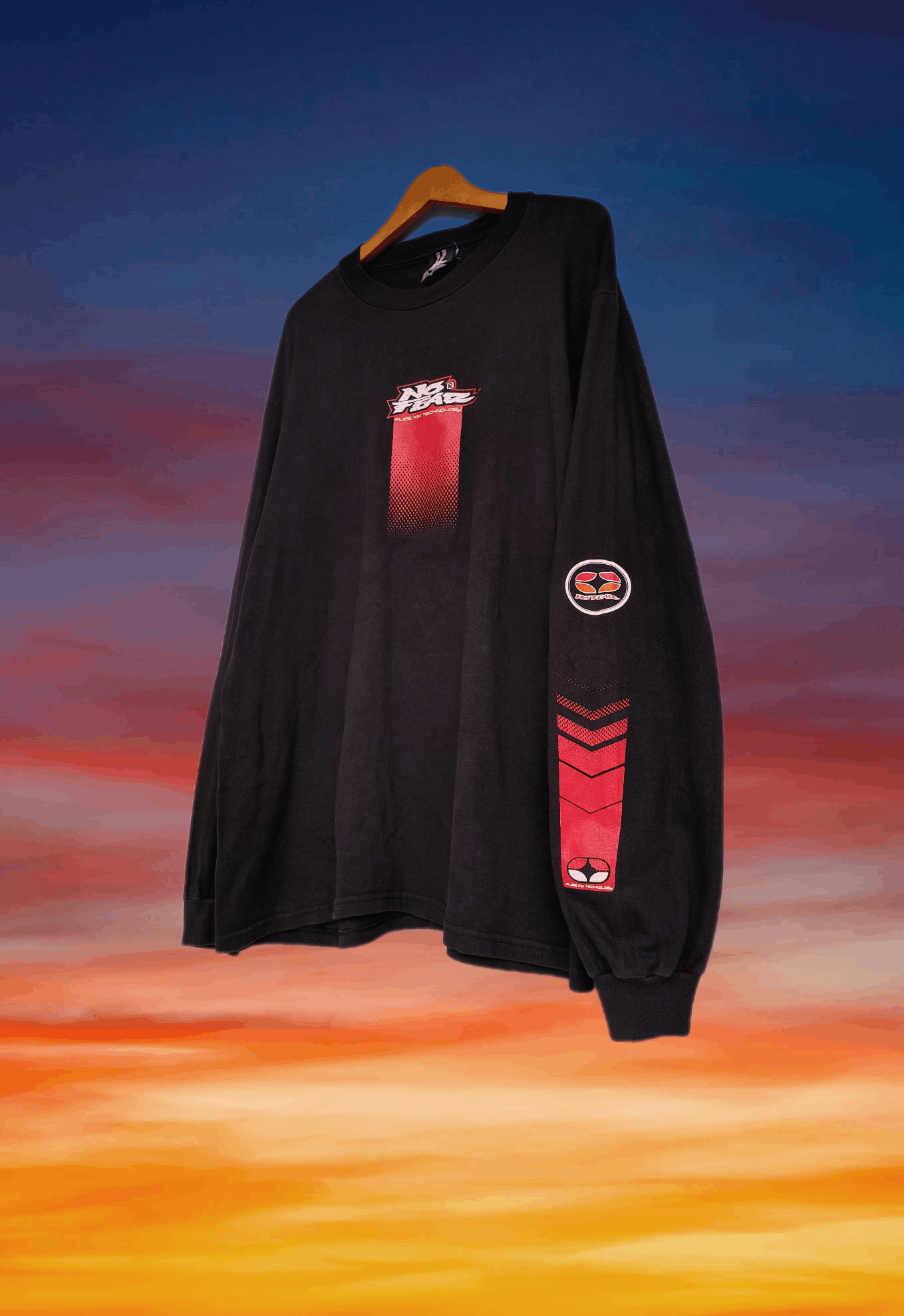 No Fear Vintage 90s No Fear Pure Mx Technology Long Sleeve Shirt Size US L / EU 52-54 / 3 - 8 Thumbnail