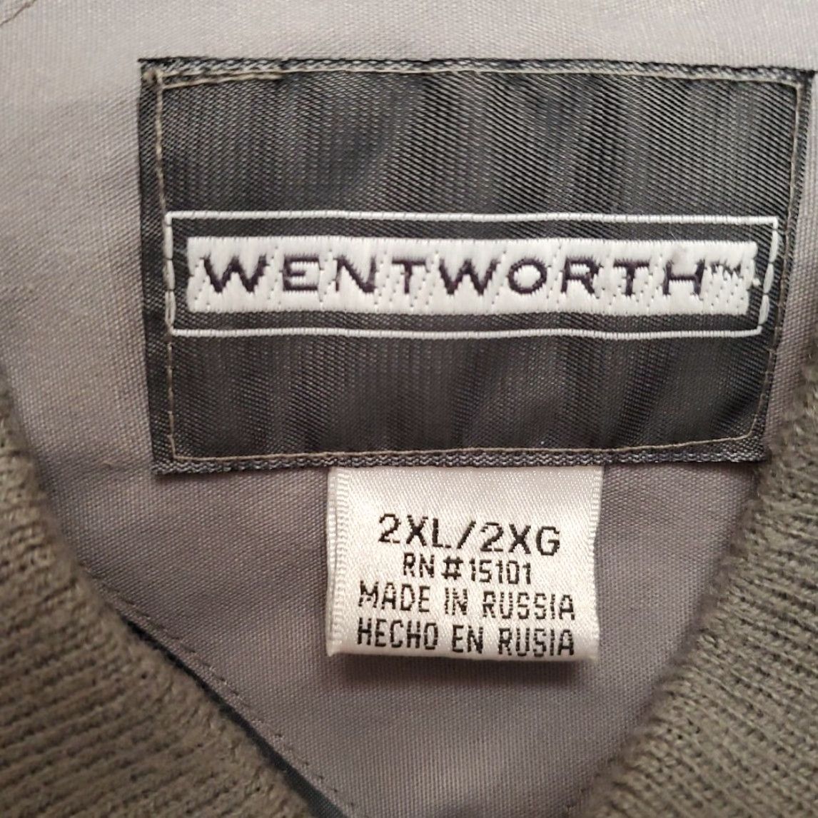 Vintage VINTAGE Wentworth Bomber Jacket Mens 2XL Gray Poplin Outdoor Read Size US XXL / EU 58 / 5 - 4 Thumbnail