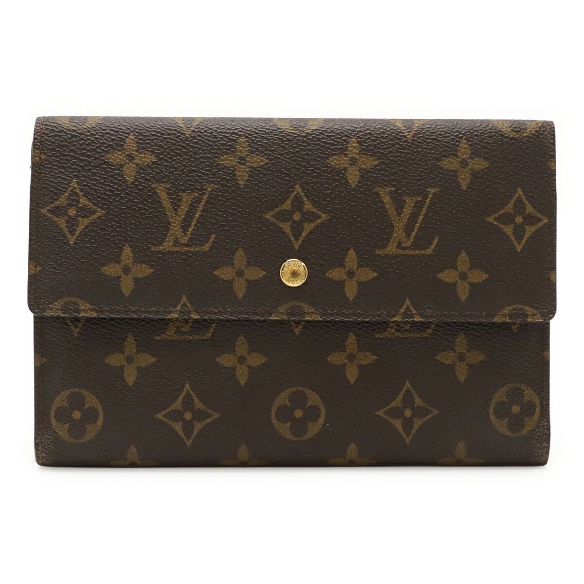 Louis Vuitton Louis Vuitton Louis Vuitton Monogram Long Wallet Canvas Long Wallet M60135 DUTY FREE for USA Size ONE SIZE - 1 Thumbnail