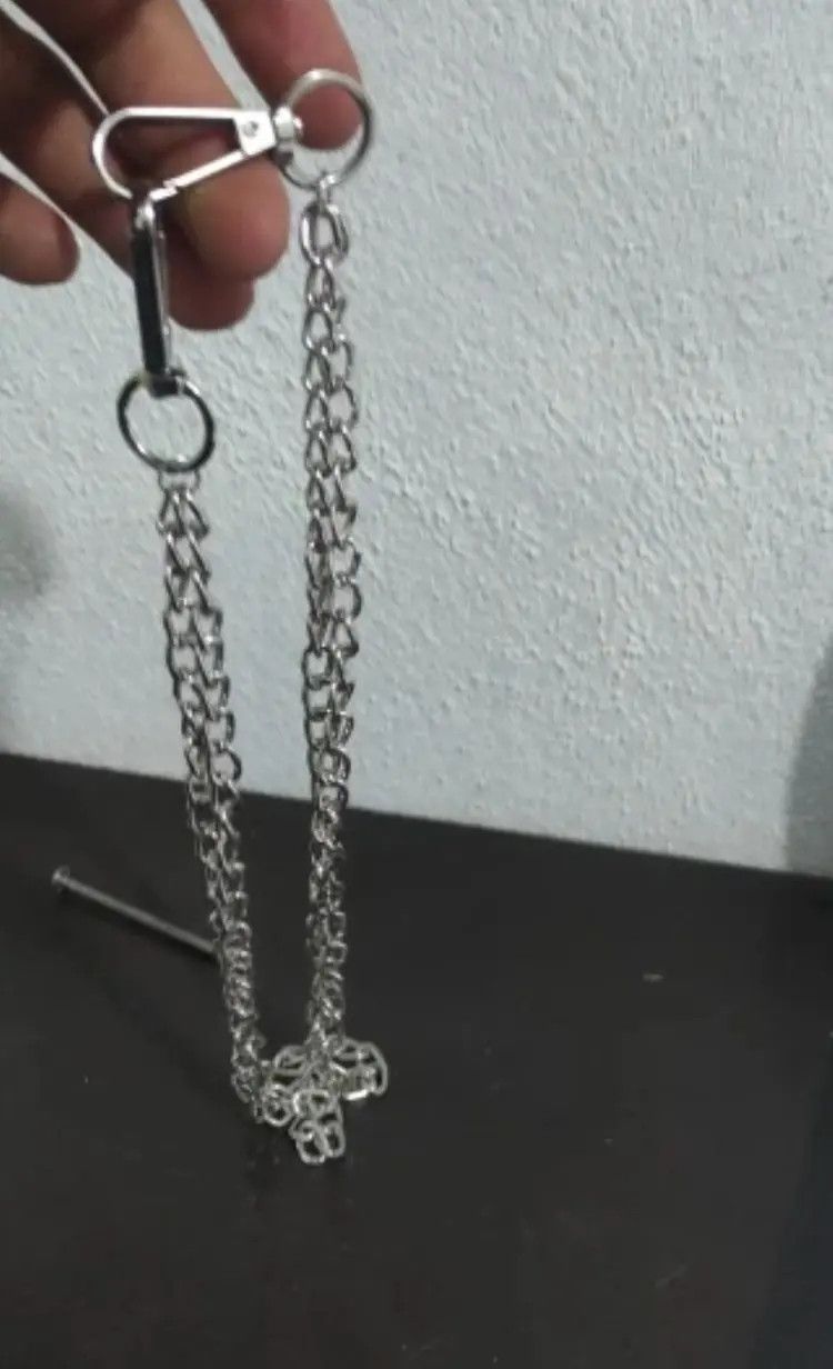Japanese Brand 35cm + 45cm Double Chain Simple Wallet Safety Chain Size ONE SIZE - 5 Thumbnail