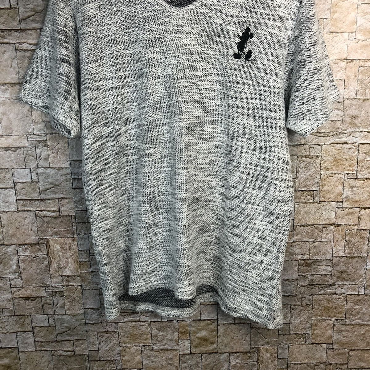 Disney Disney Mickey Mouse 23 Grey knitwear T-Shirt #A175 Size US M / EU 48-50 / 2 - 5 Thumbnail