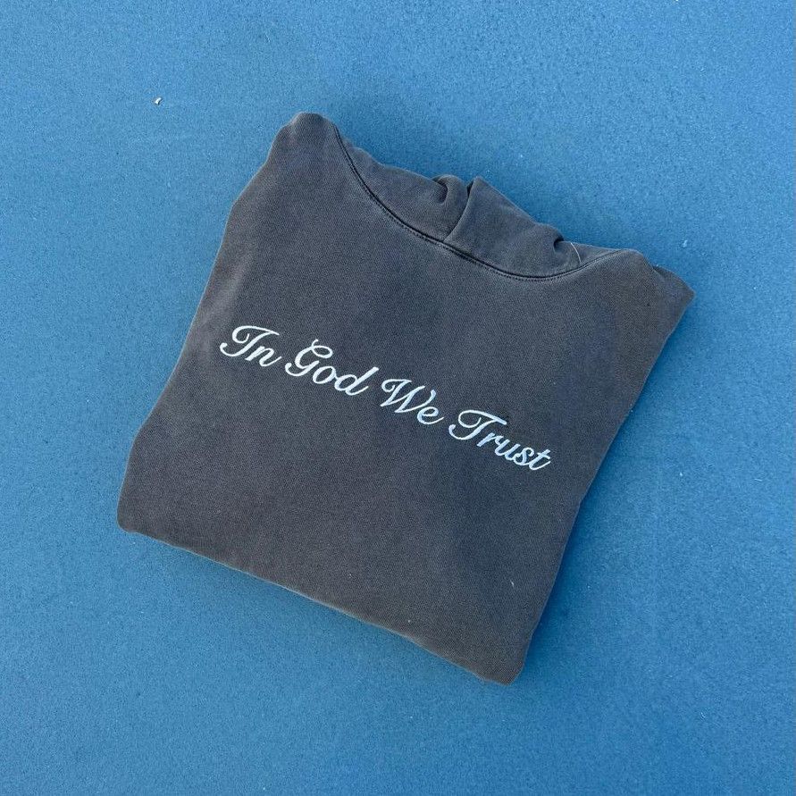 Prolific In God We Trust Hoodie Embroidered Size US XL / EU 56 / 4 - 2 Thumbnail