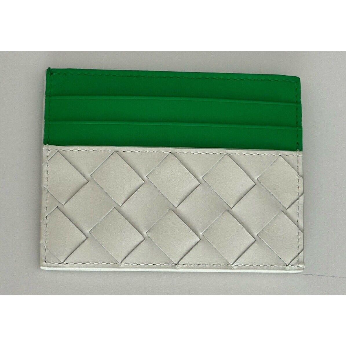 Bottega Veneta o1n1vont0824 Size: OS / 635057 Card Case in White/Green Size ONE SIZE - 3 Thumbnail