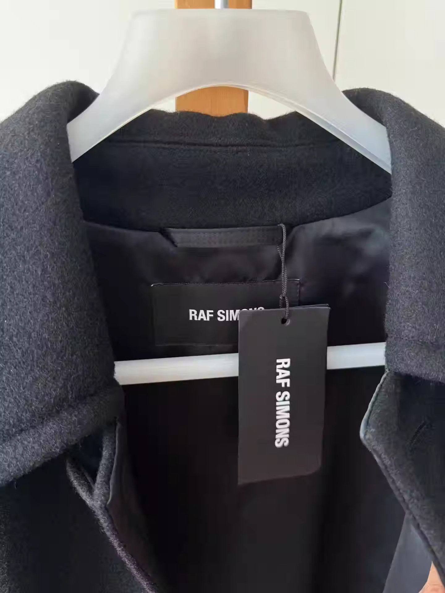 Raf Simons Raf Simons Black Show Wool Coat Size US M / EU 48-50 / 2 - 3 Thumbnail