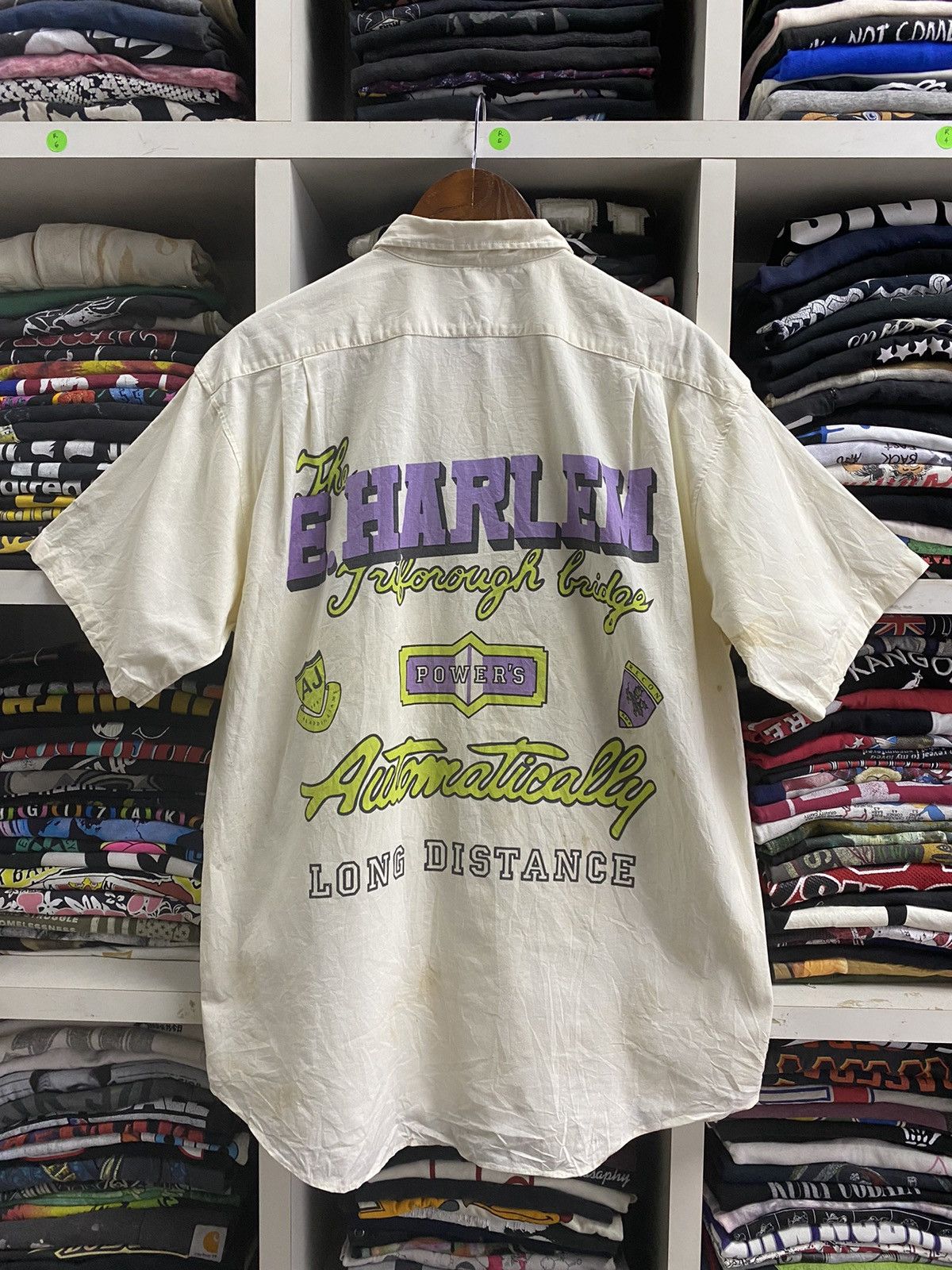 Japanese Brand × Vintage Vintage The E.Harlem Button Up Size US L / EU 52-54 / 3 - 10 Thumbnail