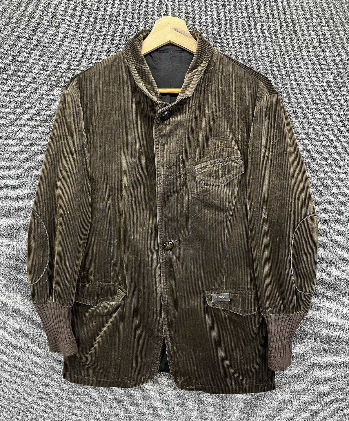 Vintage Emporio Armani Rare Corduroy Velvet Blazer Jacket