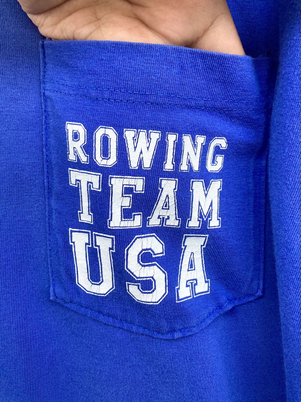 Nautica × Vintage Vintage Nautica USA Rowing Team Size US L / EU 52-54 / 3 - 1 Thumbnail