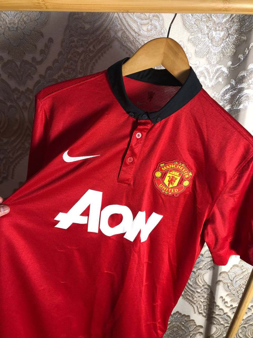 Vintage VERY RARE NIKE FC MANCHESTER UNITED ENGLAND SOCCER JERSEY Size US M / EU 48-50 / 2 - 3 Thumbnail