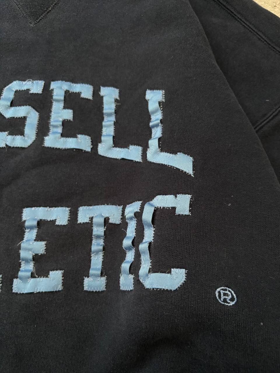 Vintage 00s Vintage Rare Russell Athletic Blue Blank Sweatshirt Size US XL / EU 56 / 4 - 5 Thumbnail