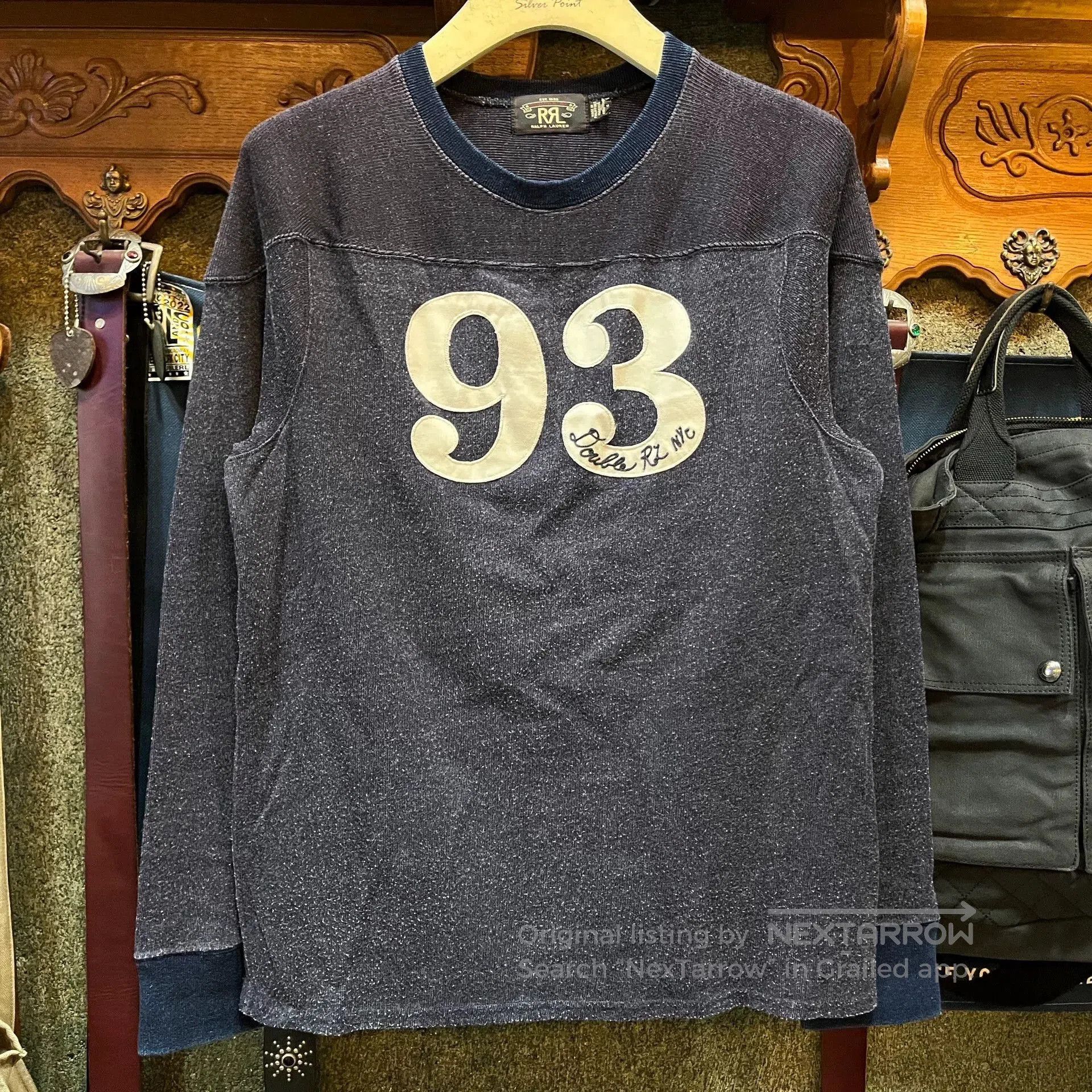 classic double rl long sleeve sweatshirt.