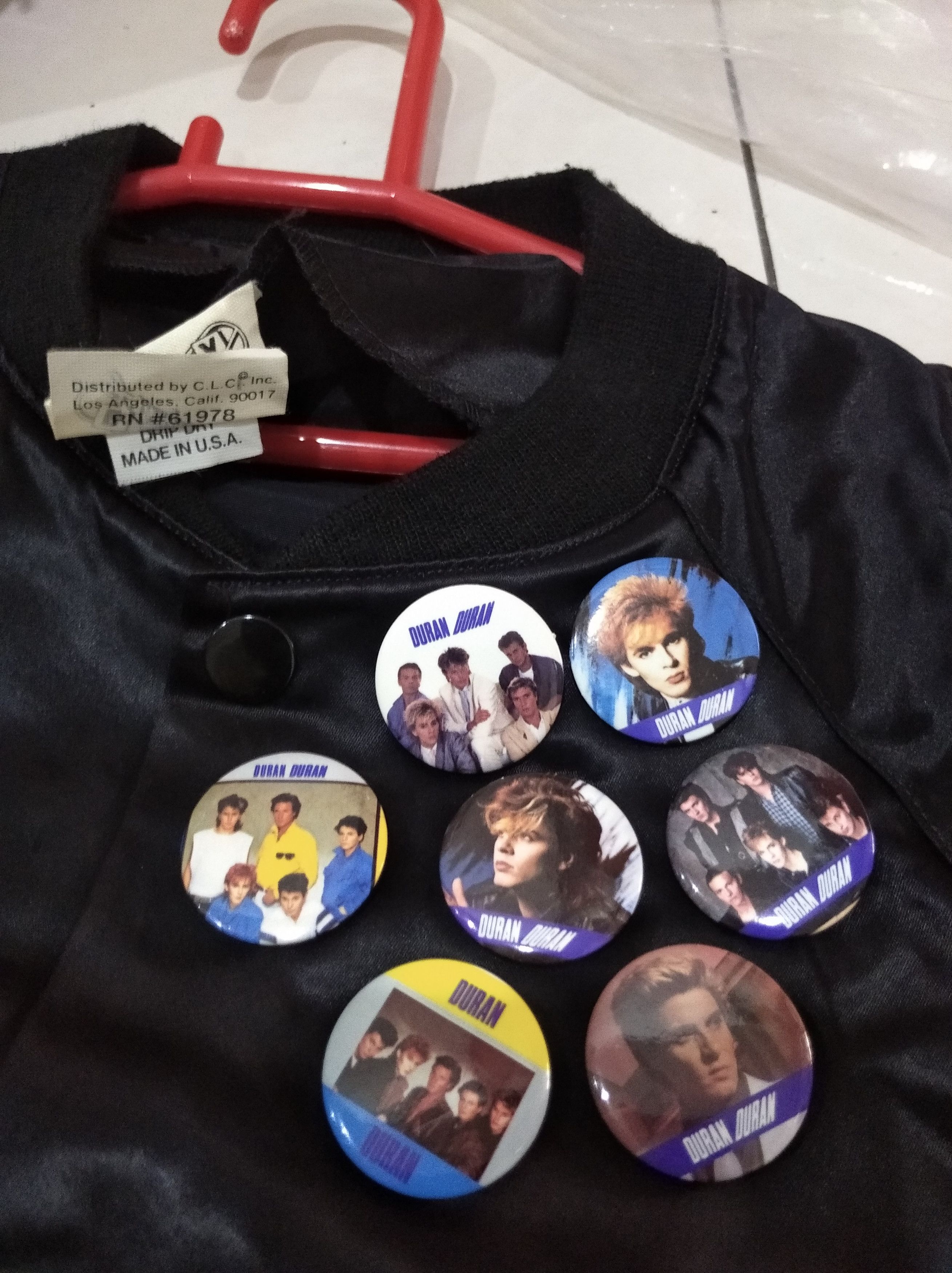 Band Tees × Vintage Vintage Duran Duran 1981 satin jacket rare Size US M / EU 48-50 / 2 - 9 Thumbnail