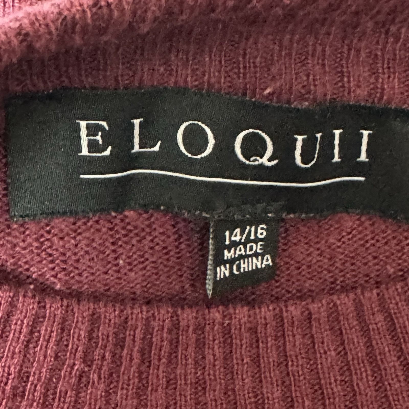Other Eloquii Sweater Womens 14/16 Ruffles Chic Office Grandmacore Size XL / US 12-14 / IT 48-50 - 6 Thumbnail