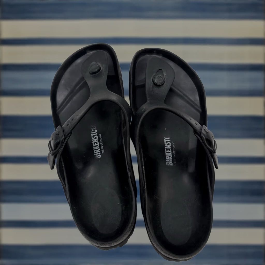 Birkenstock Birkenstock EVA Slides Womens 10 Black Waterproof Sandals Slip On Size US 9 / IT 39 - 1 Thumbnail