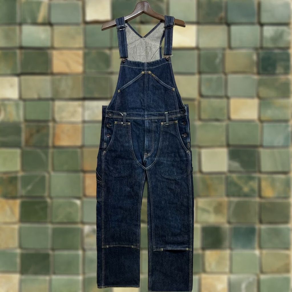 Iron Heart Iron Heart Overalls Mens M 21oz Double Knee Denim 805 Size US 31 - 1 Thumbnail