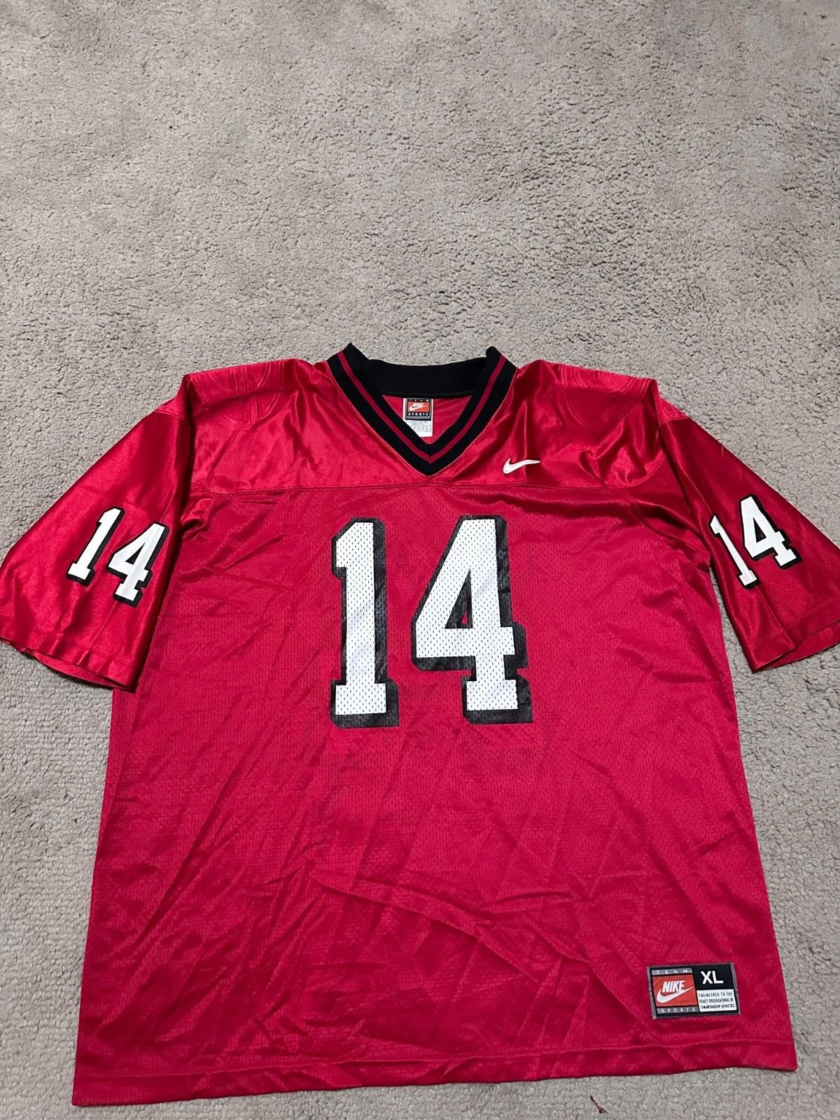 Nike Men's Vintage Nike Georgia Bulldogs #14 Jersey Sz XL Size US XL / EU 56 / 4 - 4 Thumbnail
