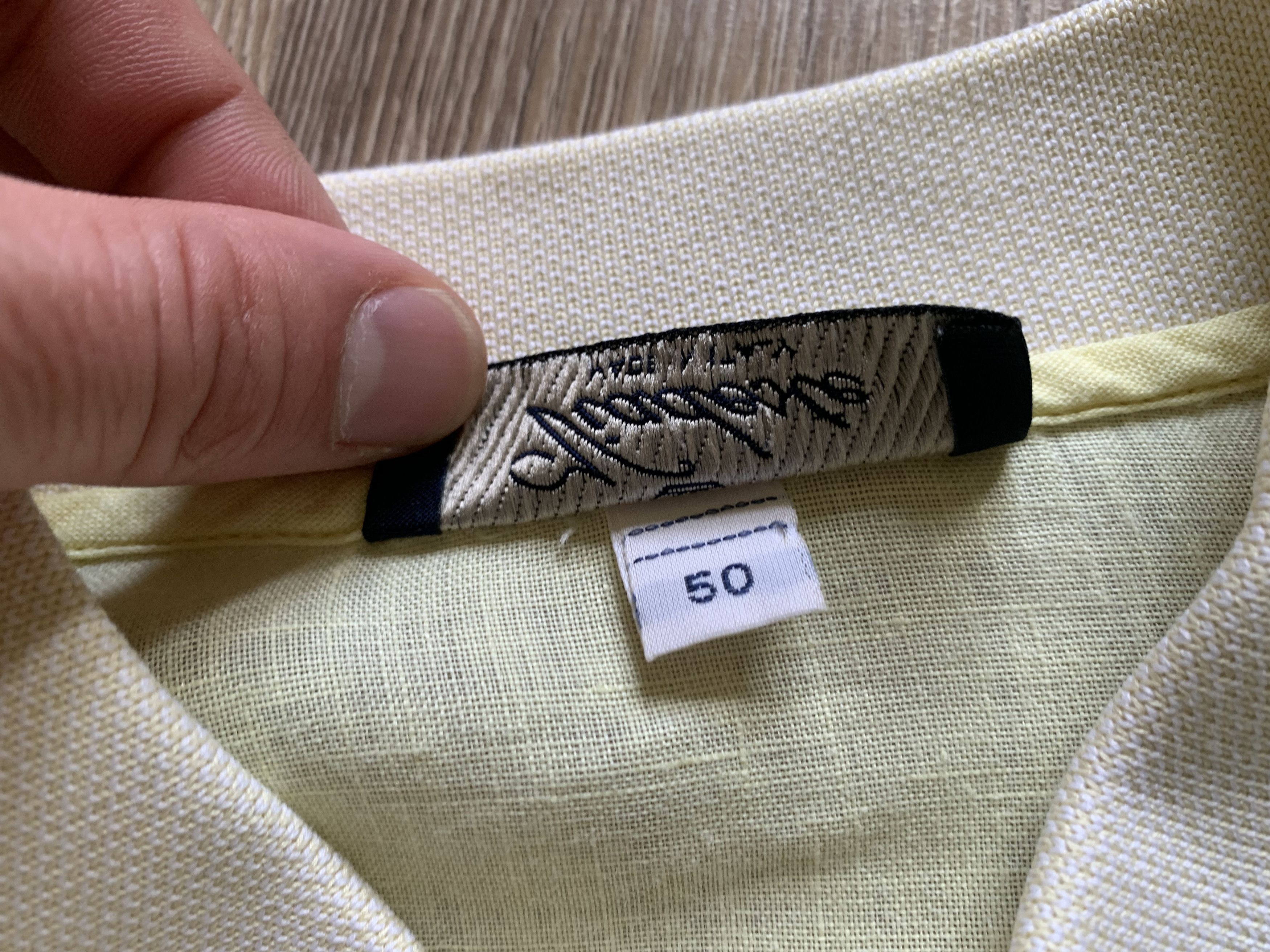 Other Viadeste Mens Linen Pocket Polo T-Shirt Size US L / EU 52-54 / 3 - 8 Thumbnail