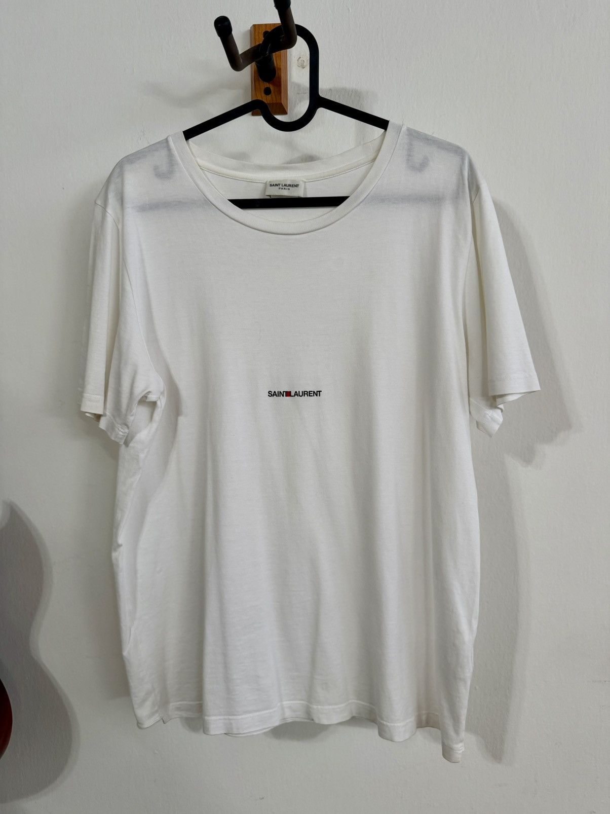 Saint Laurent Paris Logo T shirt Size US M / EU 48-50 / 2 - 1 Thumbnail