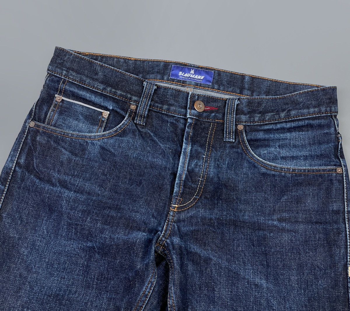 Other Men’s BLAUMANN Blue Raw Selvage Denim Pants Size W32 L32 Size US 32 / EU 48 - 4 Thumbnail