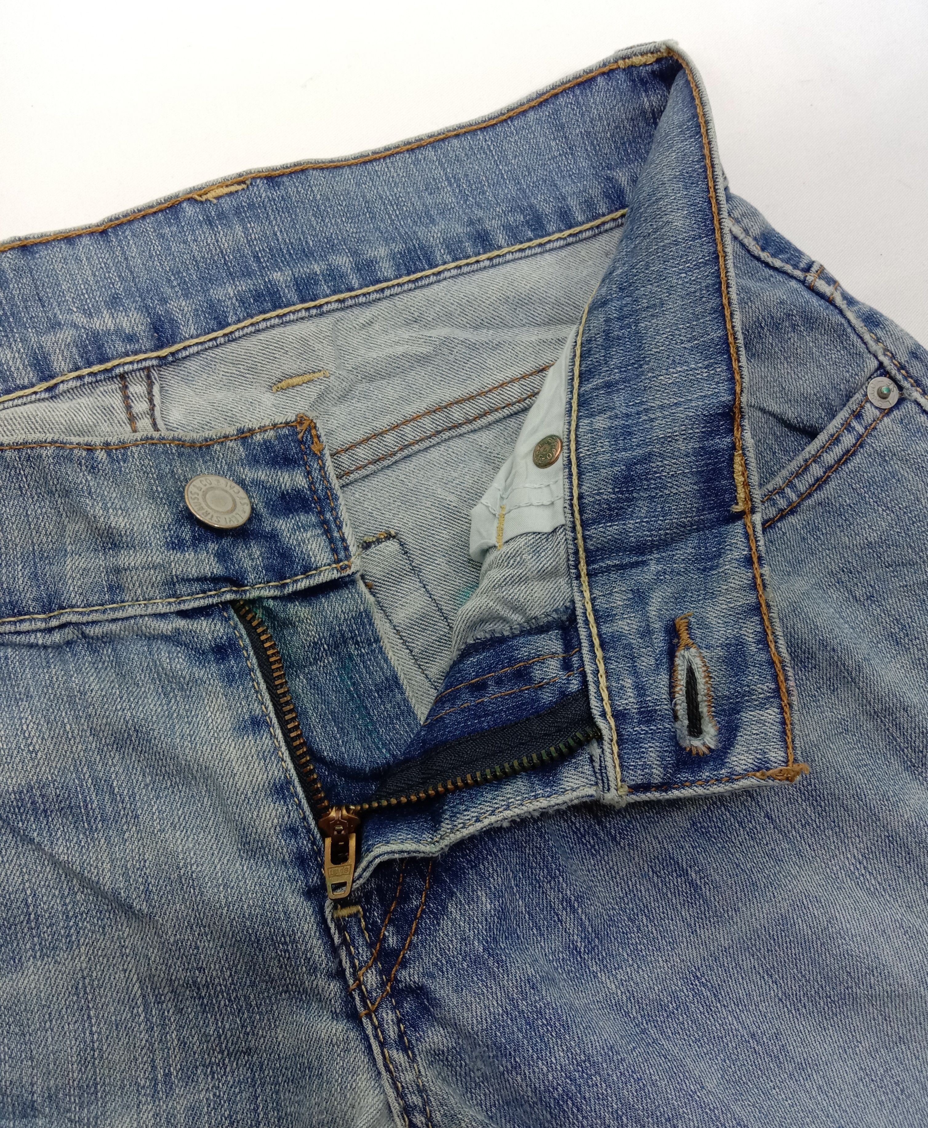 Levi's Vintage Levi's 502 Jeans Light Wash Taper Fit Denim Size 29" - 9 Thumbnail