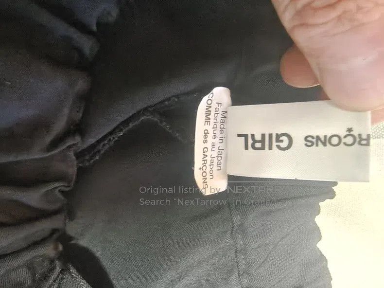 Comme des Garcons Comme Des Garcons size S Women's Drawstring Lantern Pants Size 23" - 3 Thumbnail