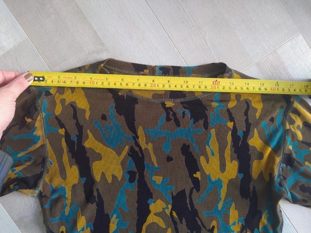 Jean Paul Gaultier Gaultier Junior Dress Camouflage Ribbed Vintage 90s Size M / US 6-8 / IT 42-44 - 12 Thumbnail
