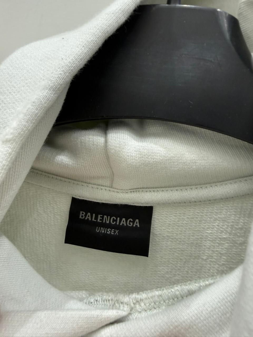 Balenciaga CC28 Distressed Hoodie in White Size US M / EU 48-50 / 2 - 2 Thumbnail