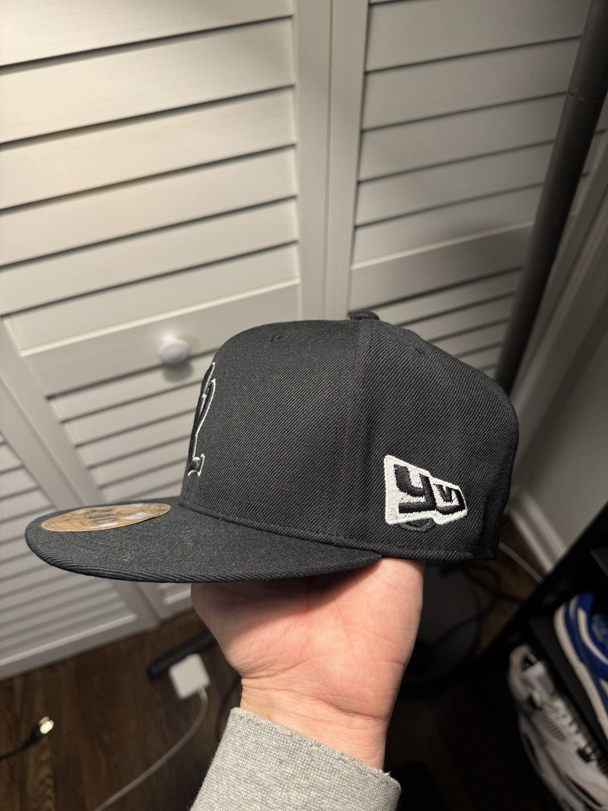 Playboi Carti YVL Fitted Black w/ White Trim Size ONE SIZE - 2 Thumbnail