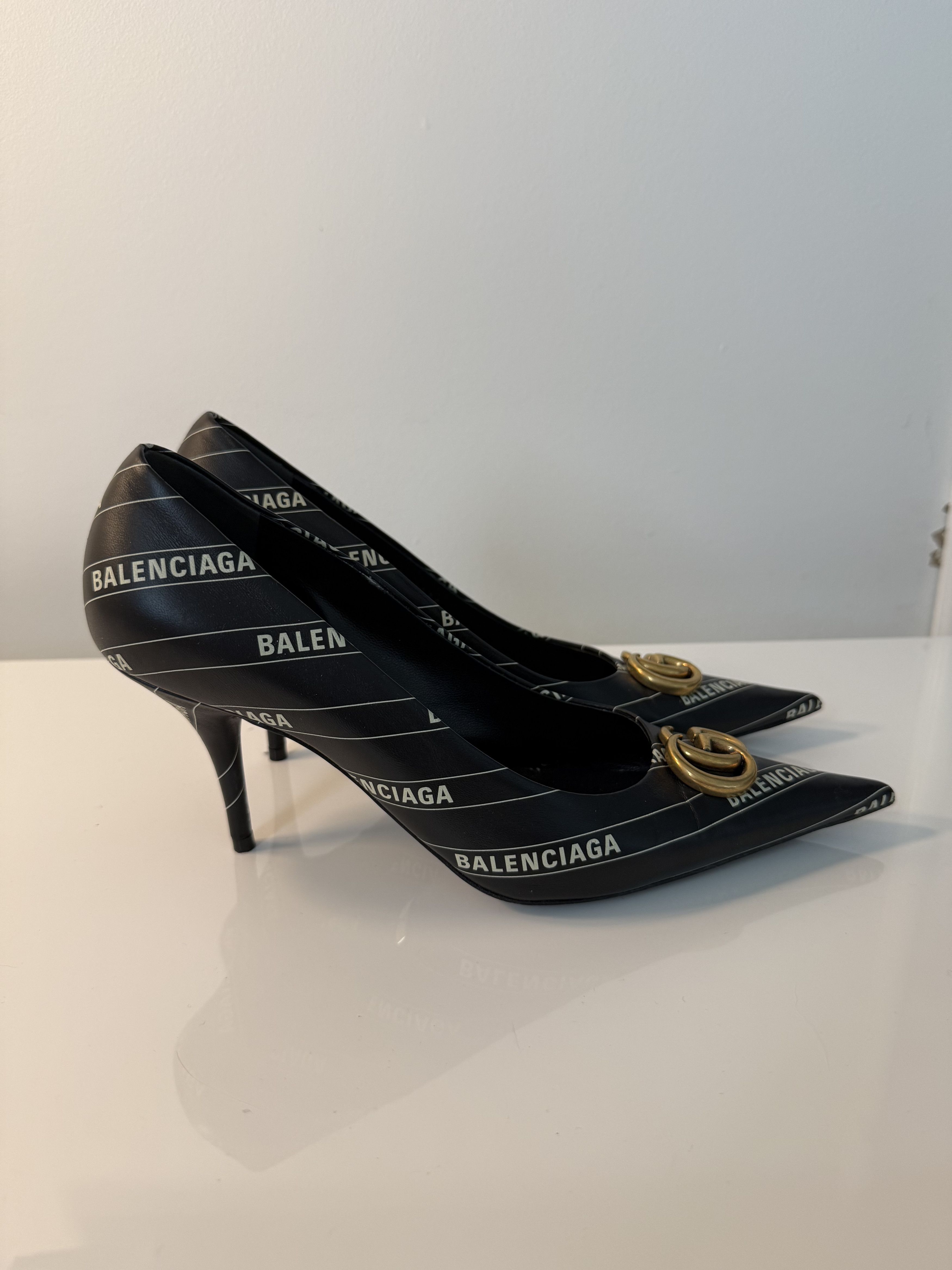 Gucci Gucci x Balenciaga Pointed Toe Heels Size US 8.5 / IT 38.5 - 4 Thumbnail