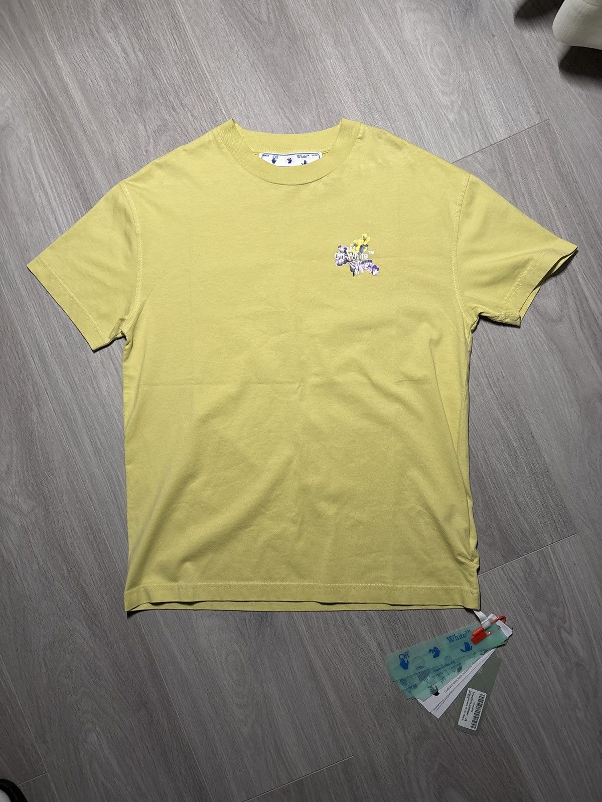 Off-White × Virgil Abloh OFF-WHITE FLOWER ARROW CASUAL TEE Size US XS / EU 42 / 0 - 2 Thumbnail