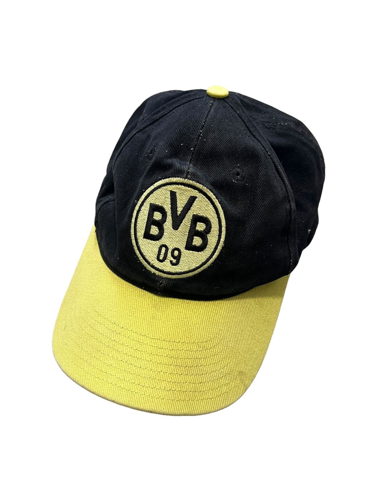 Nike × Vintage VINTAGE 90's BORUSSIA DORTMUND BVB CAP YELLOW NIKE RARE HAT Size ONE SIZE - 1 Thumbnail