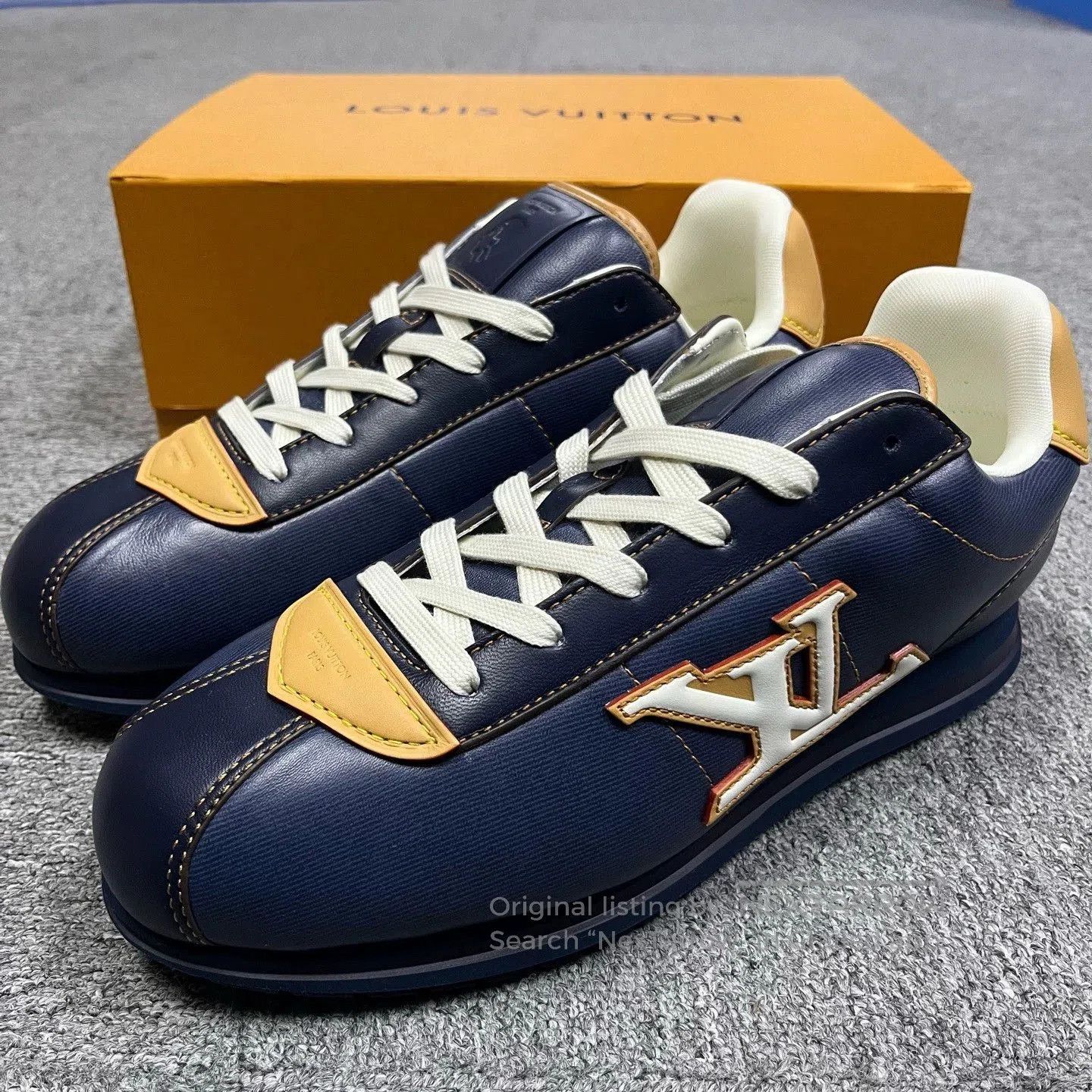 Louis Vuitton louis vuitton blue low-top casual shoes. Size US 10 / EU 43 - 2 Thumbnail