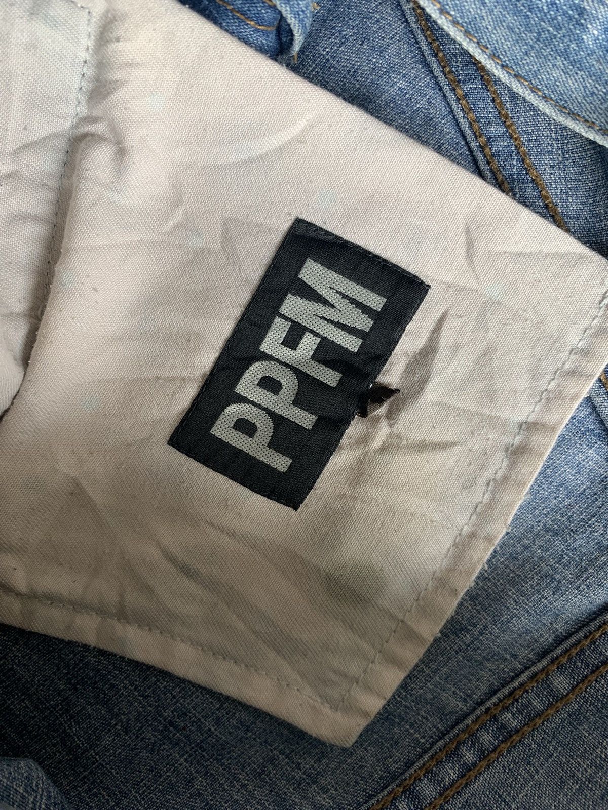 PPFM PPFM Poem Ecstasy Denim Pants Size US 32 / EU 48 - 8 Thumbnail