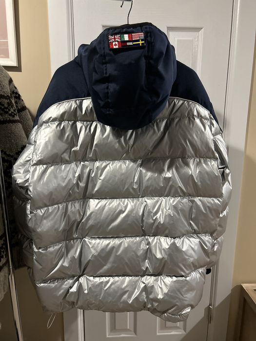 Kith x tommy hilfiger 2025 expedition puffer pullover silver