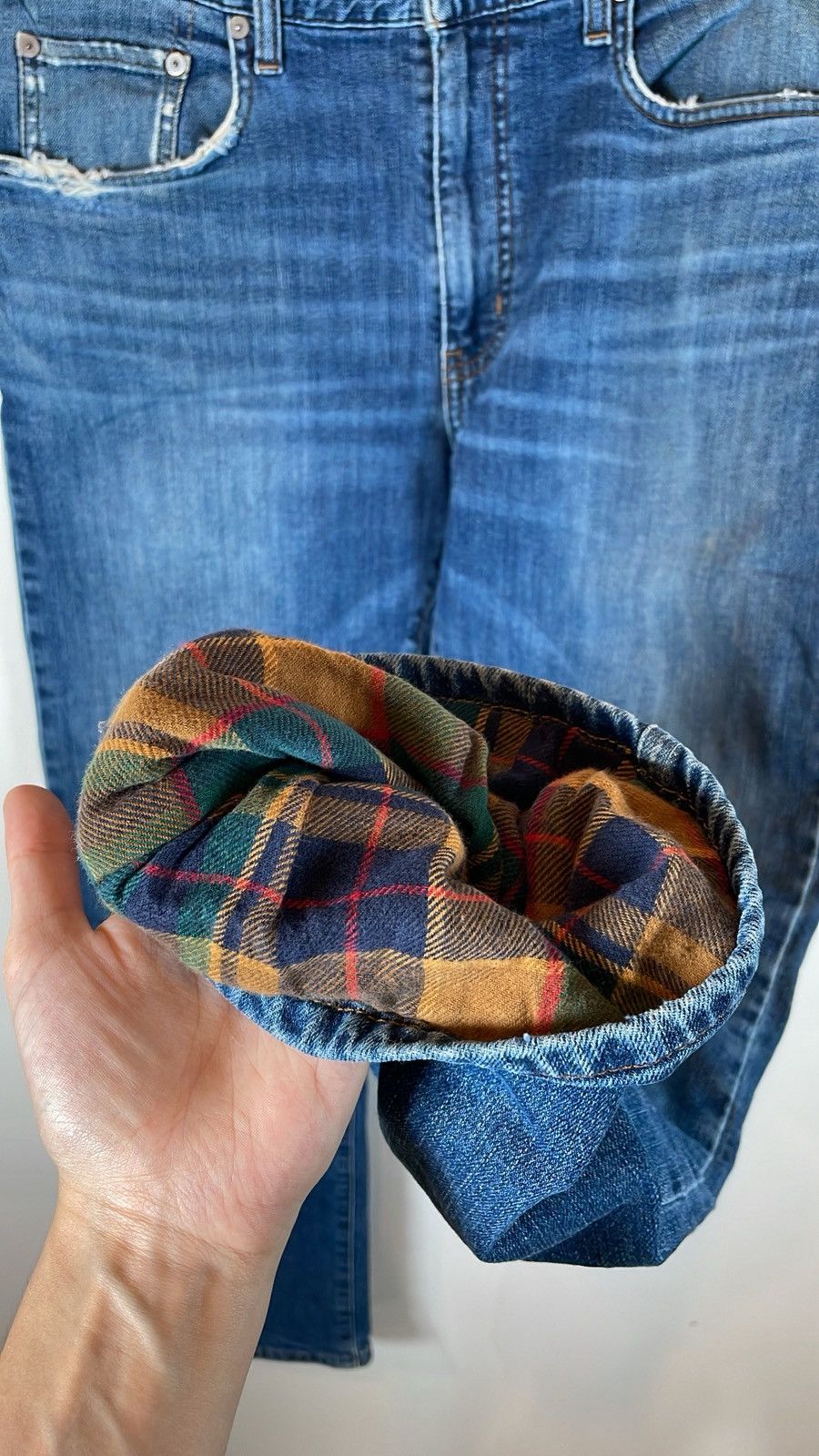 Eddie Bauer Eddie Bauer Flannel-Lined Jeans – Size 32x30 – Blue Denim Size US 32 / EU 48 - 3 Thumbnail