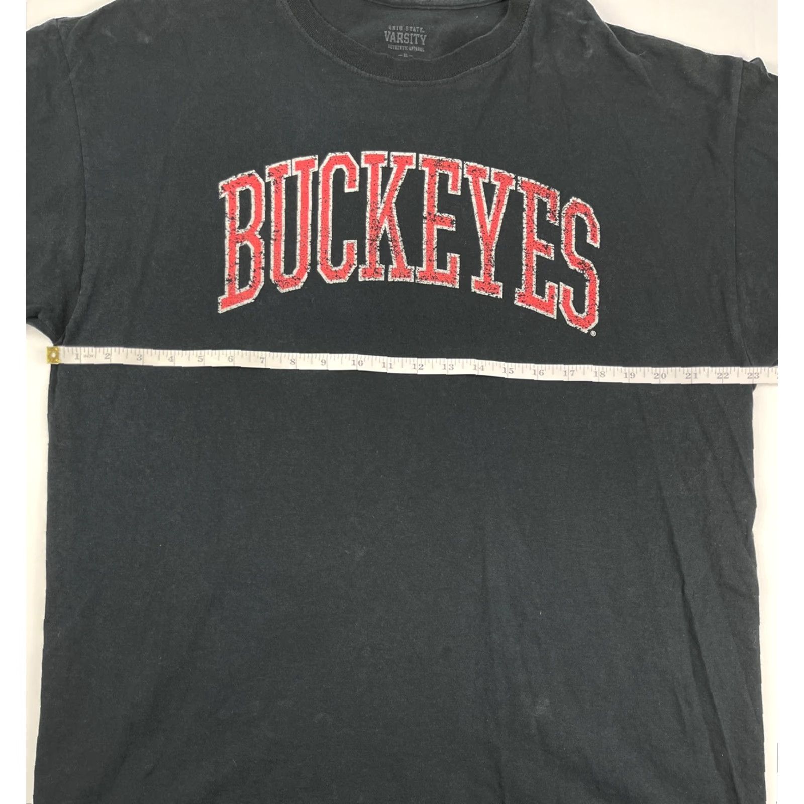 Vintage Ohio State Buckeyes Shirt Adult XL Black Cotton Logo Graphic 90s Retro College Football Mens Size US XL / EU 56 / 4 - 4 Thumbnail