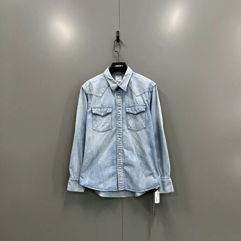 Visvim Visvim Denim Button-Up Shirt Size 1-2506 Size US S / EU 44-46 / 1 - 1 Thumbnail
