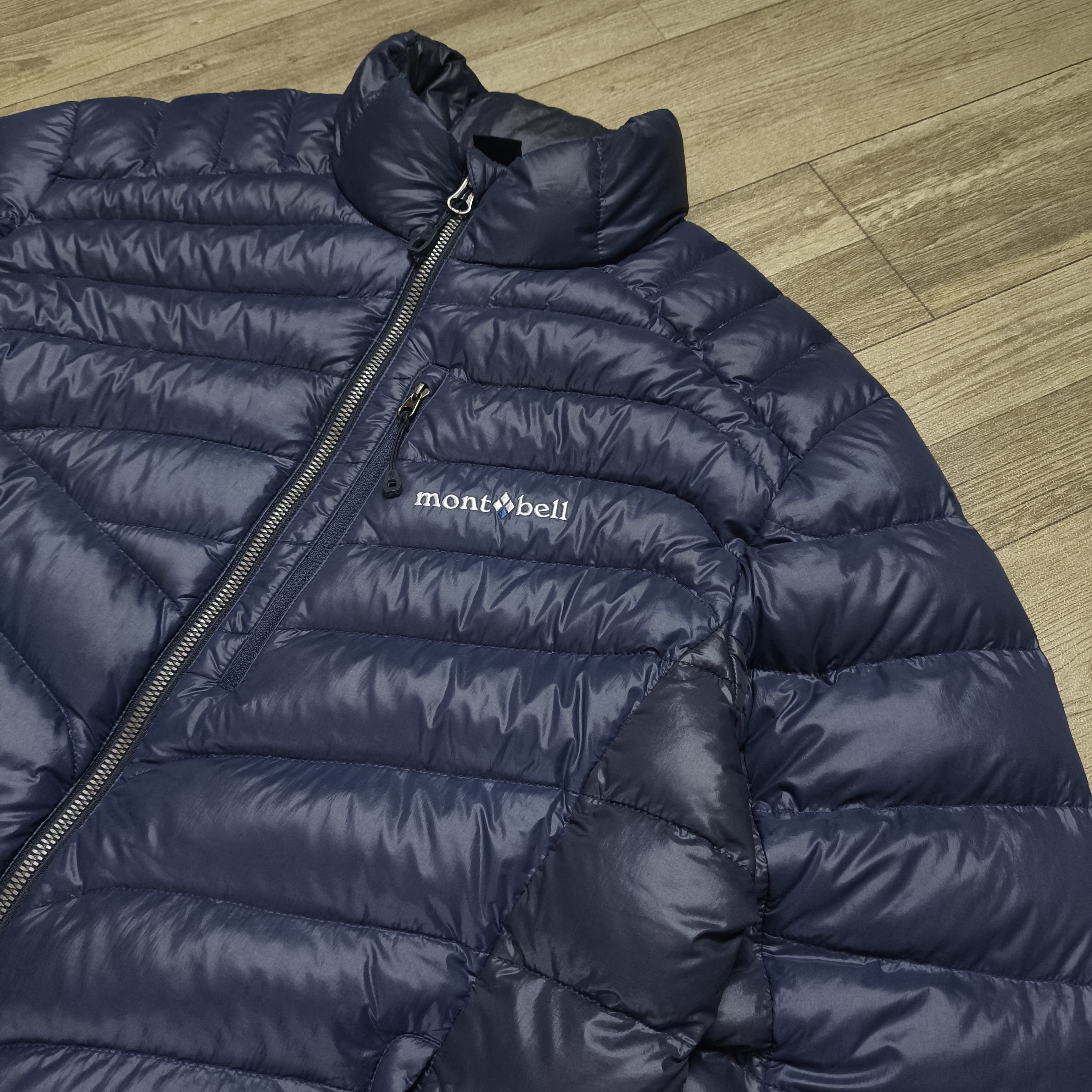 Montbell Montbell Light Two Tone Puffer Down Jacket Size US M / EU 48-50 / 2 - 4 Thumbnail