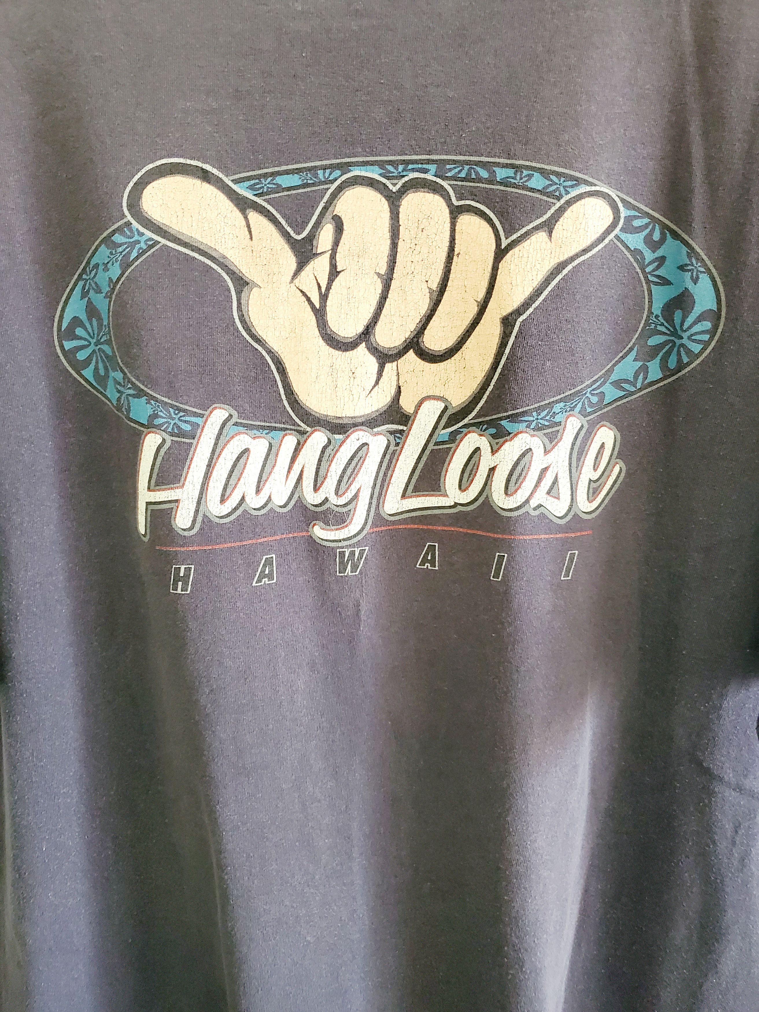 Vintage Vintage Hang Loose Hawaii T-Shirt size Xl Size US XL / EU 56 / 4 - 2 Thumbnail