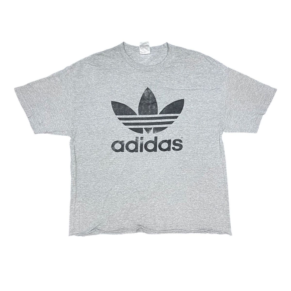Vintage Vintage 90s Adidas Baggy Tshirt Big Logo Size US XL / EU 56 / 4 - 1 Thumbnail