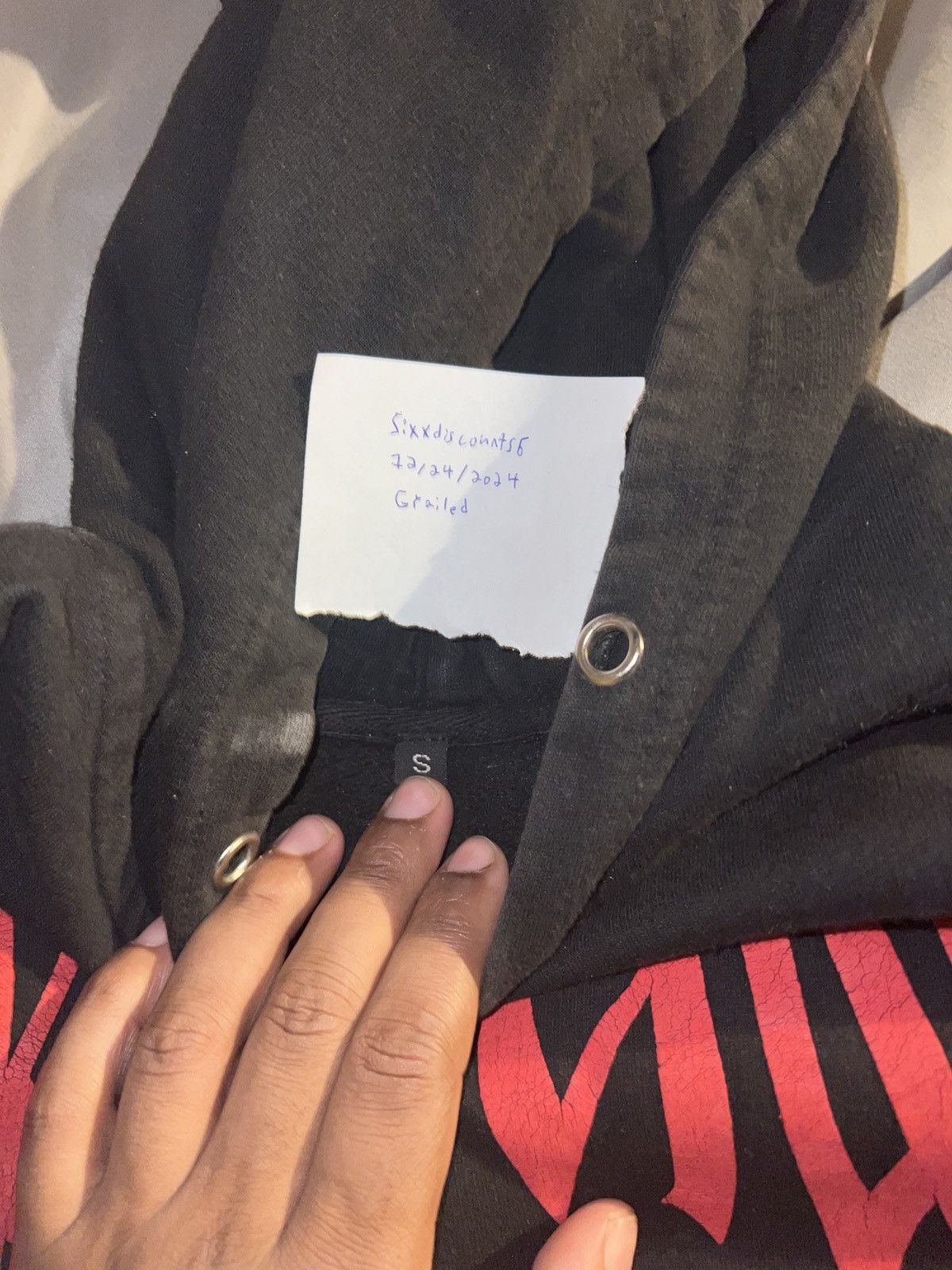 Revenge Revenge Bred Kill hoodie (Size tag) Size US S / EU 44-46 / 1 - 5 Thumbnail