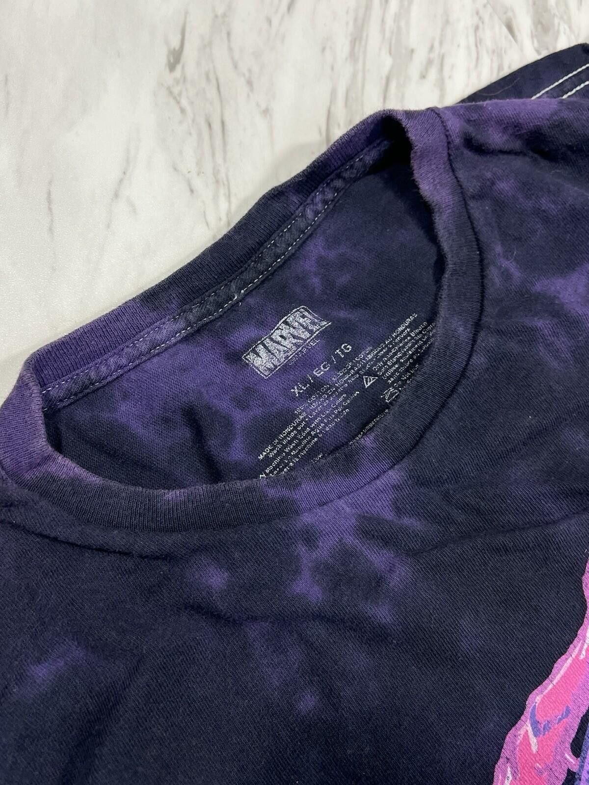 Marvel Comics Marvel Venom Tie Dye Graphic Tee Purple Drip Face XL #9 Size US XL / EU 56 / 4 - 4 Thumbnail