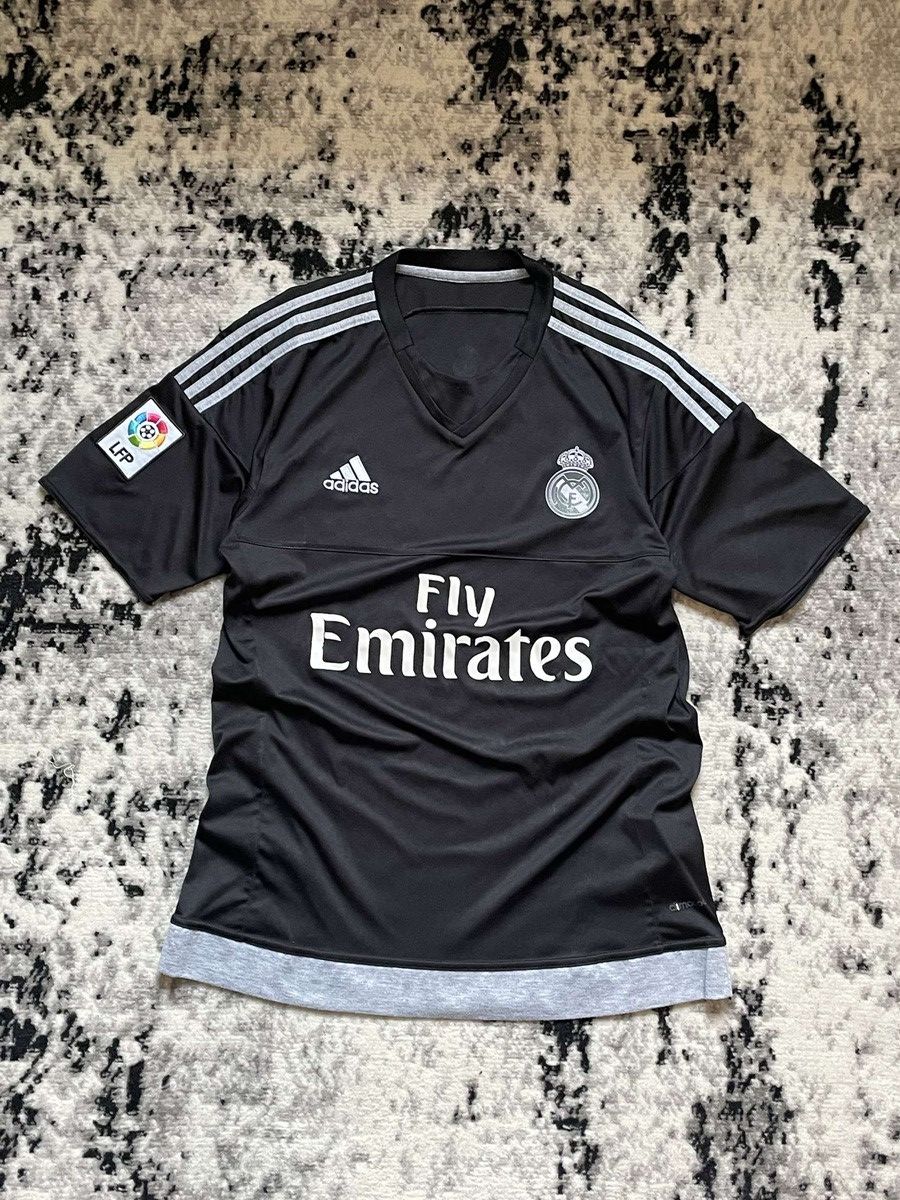 Adidas × Vintage Vintage Jersey Real Madrid Black Kit Block Core Size US M / EU 48-50 / 2 - 1 Thumbnail