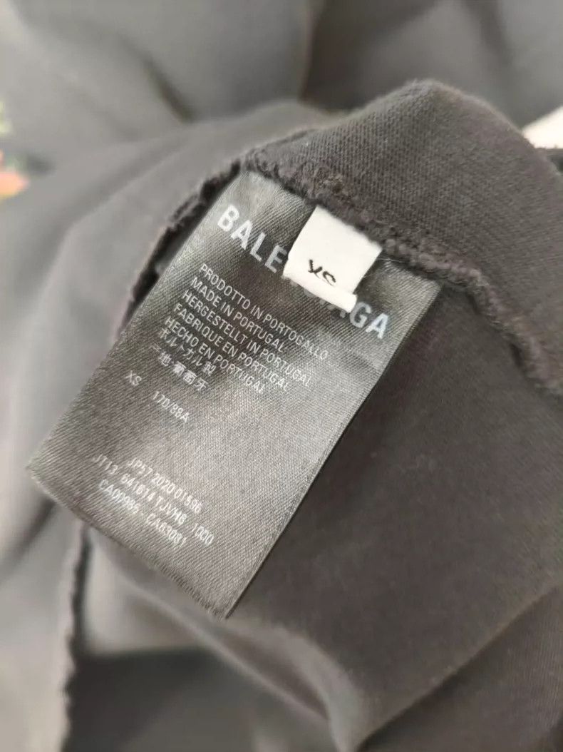 Balenciaga Balenciaga Logo Letter Pattern Printed Short Sleeve Loose Size US XS / EU 42 / 0 - 5 Thumbnail