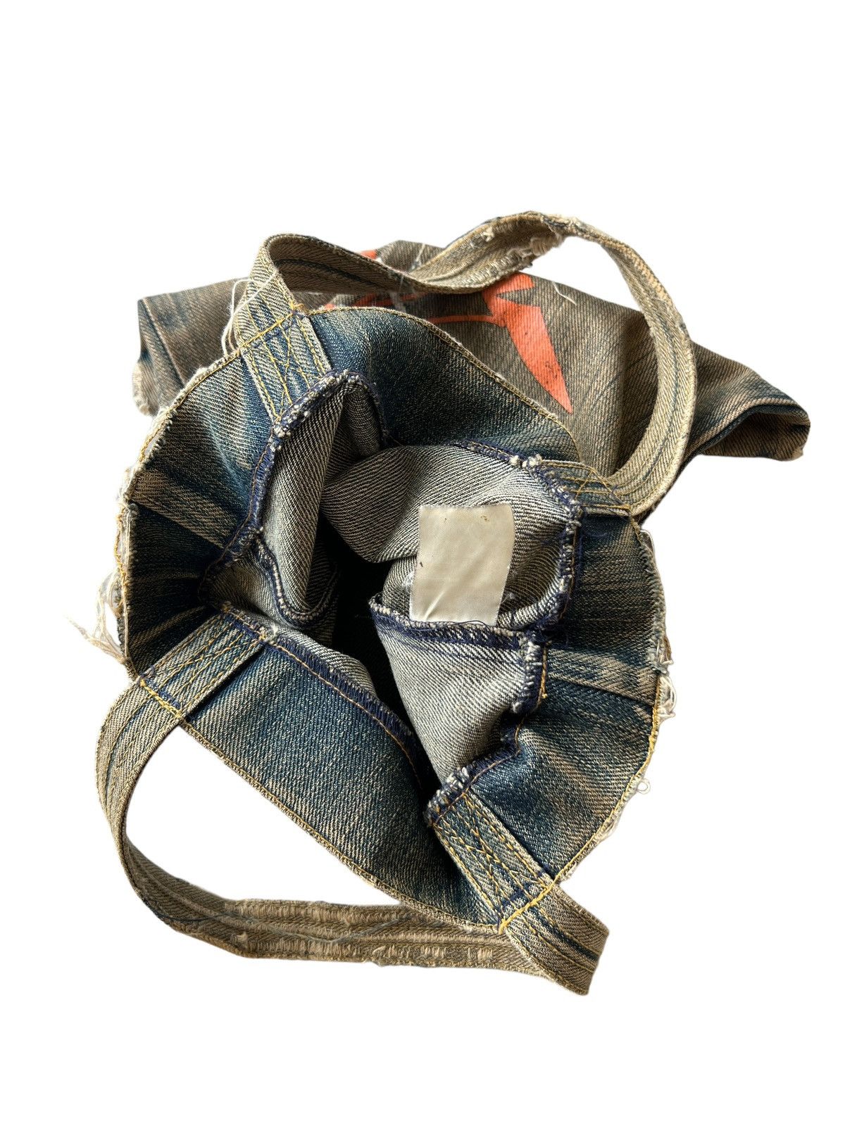 Lee × Vintage Vintage Lee Riser Mudwash Distressed Denim Bag Size ONE SIZE - 5 Thumbnail