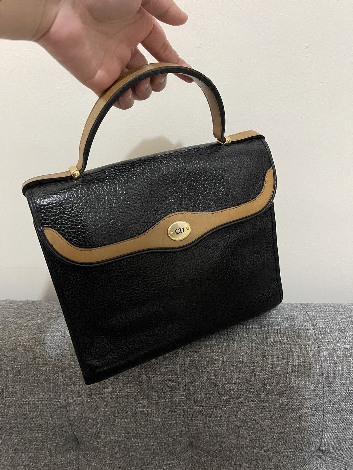 Dior × Vintage Christian Dior Kelly top handle Satchel bag Size ONE SIZE - 9 Thumbnail