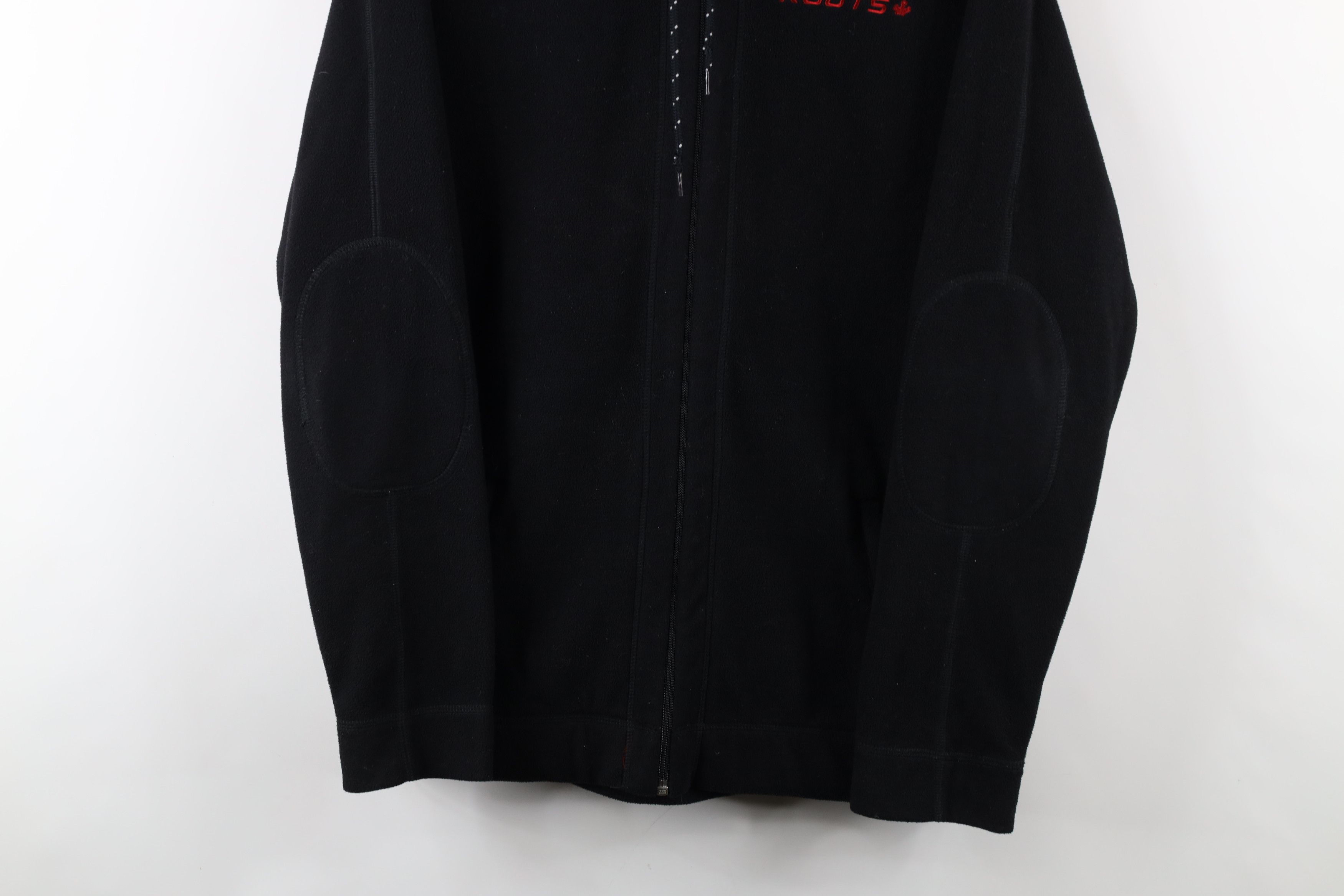 Vintage Vintage 90s Y2K Roots Canada Thermal Lined Fleece Hoodie Size XS / US 0-2 / IT 36-38 - 3 Thumbnail