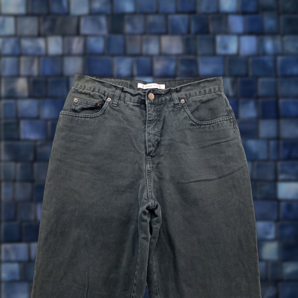 Bill Blass VINTAGE Bill Blass Women’s Easy Fit Black Denim High Rise Mom Jeans Size 8 Size 30" / US 8 / IT 44 - 1 Thumbnail