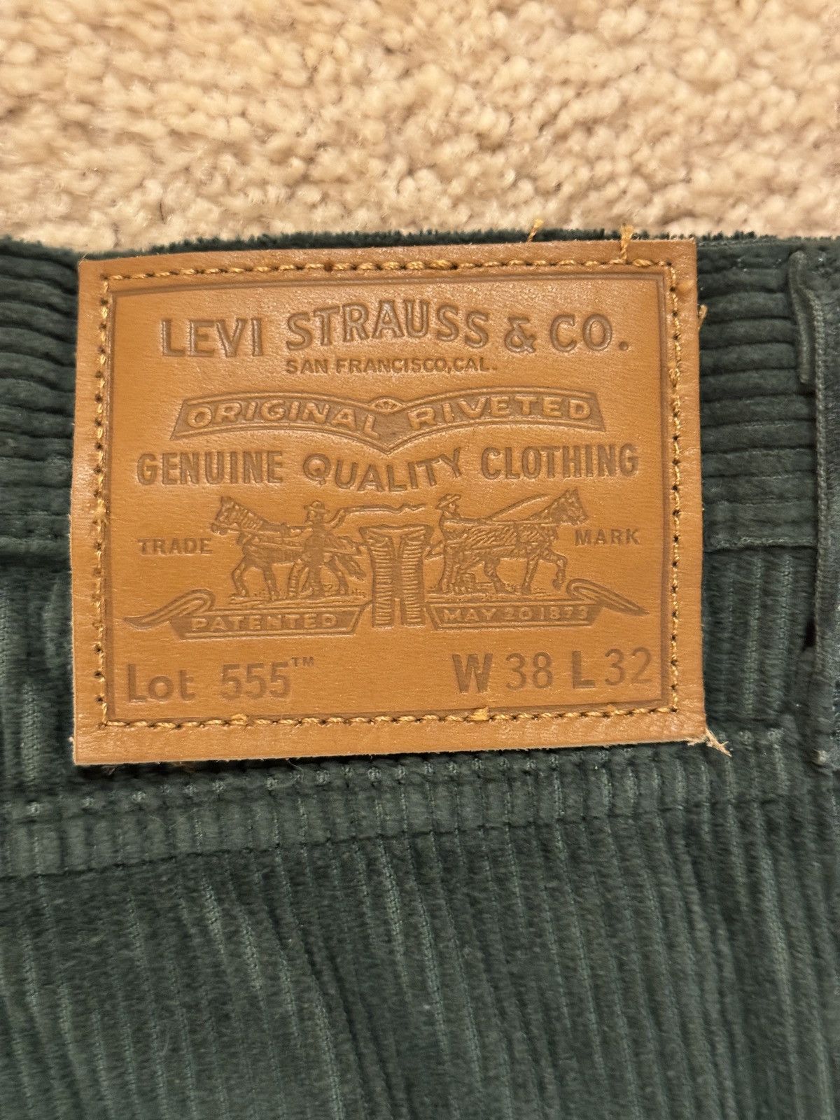 Levi's LEVI 568 LOOSE STRAIGHT CORDUROY Size US 38 / EU 54 - 4 Thumbnail