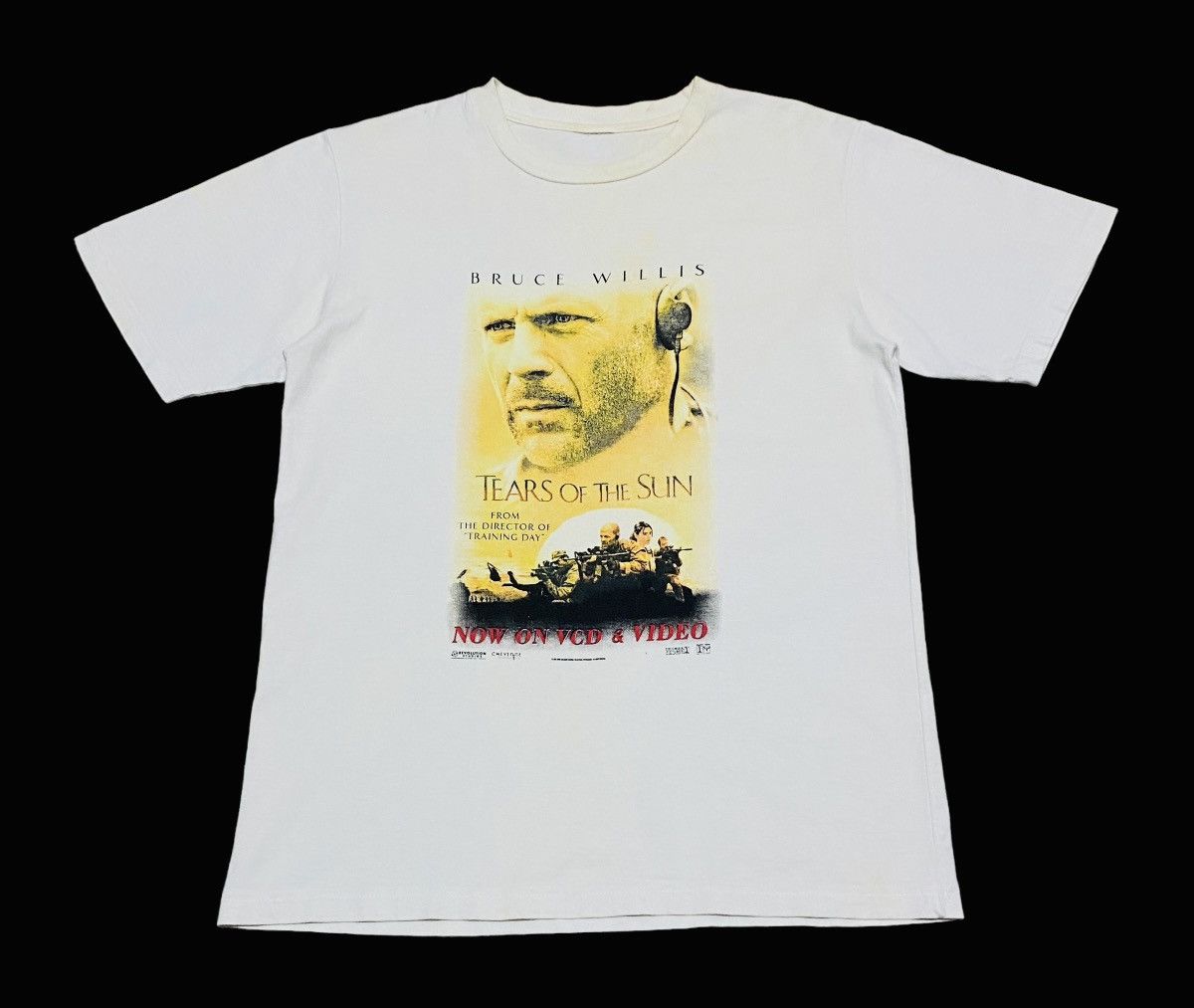 image of Vintage Movie Action Movie Tears Of The Sun T-Shirt 2003S in White, Men's (Size Medium)